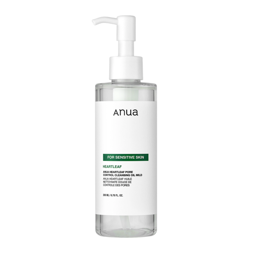 Anua - Heartleaf Pore Control Cleansing Oil Mild - Švelnus veido valymo aliejus 200ml