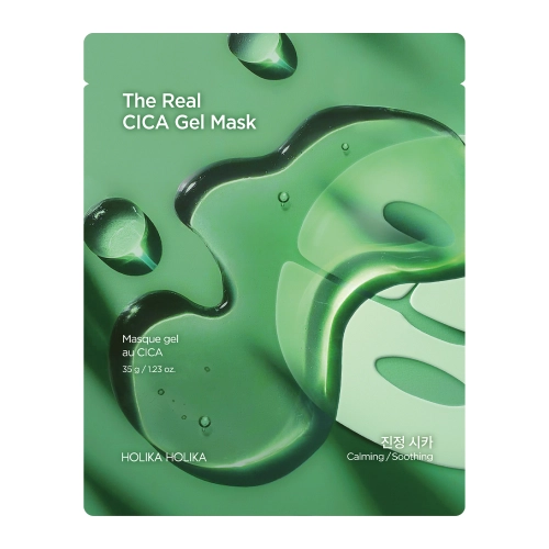 Holika Holika - The Real Gel Mask CICA - Dziļi Nomierinoša Nakts Maska - 35g