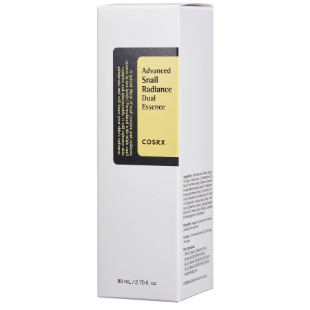COSRX - Advanced Snail Radiance Dual Essence - Gliemežu gļotu esence - 80ml