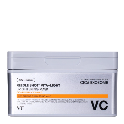 VT Cosmetics - Reedle Shot Vita-Light Brightening Mask - Izgaismojošas Auduma Maskas - 320g/30gab