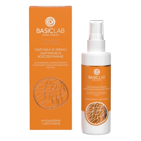 BasicLab - Capillus - Izsmidzināms Kondicionieris Vieglai Matu Ķemmēšanai - 150ml