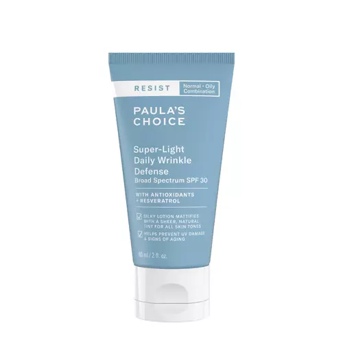 Paula's Choice - Resist - Super-Light Daily Wrinkle Defense SPF30 - Viegls Pretgrumbu Dienas Krēms ar Saules Aizsargfiltru - 60ml