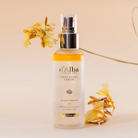 d'Alba - White Truffle First Spray Serum - Izgaismojošs un Mitrinošs Sejas Serums Migliņā - 100ml