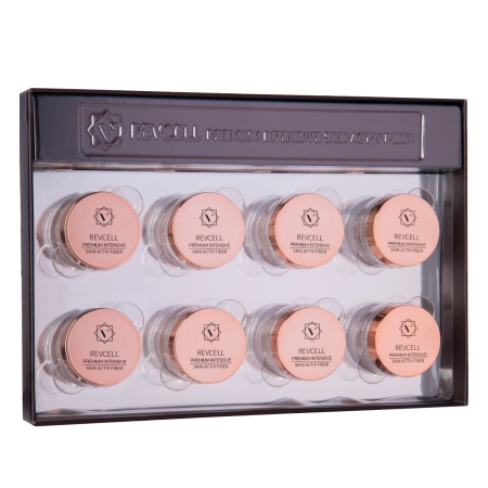 REVCELL - Premium Intensive Skin Activ Fiber Set - Nostiprinoši un Mitrinoši Sejas Kopšanas Diegi - 8gab