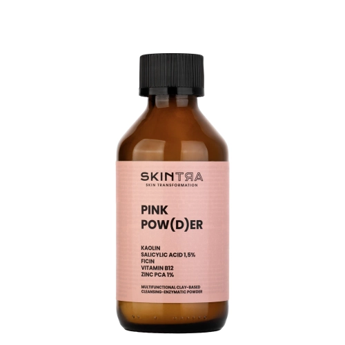 SkinTra - Pink Pow(d)er - Daudzfunkcionāls Attīrošs Pulveris ar Enzīmiem un Māliem - 40g