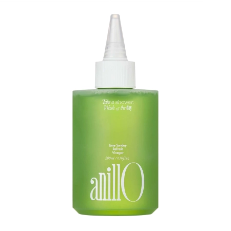 Anillo - Lime Sunday Refresh Hair Vinegar - Galvas Ādas Attīrošais Skalošanas Līdzeklis - 200ml
