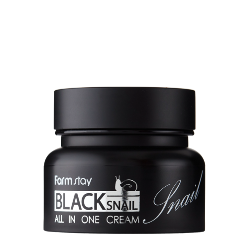 Farmstay - Black Snail All-In-One Cream - Atjaunojošs Sejas un Dekoltē Krēms ar Āfrikas Gliemežu Gļotu Filtrātu - 100ml