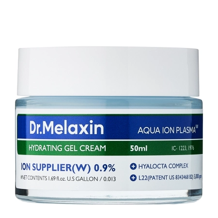 Dr.Melaxin - Aqua Ion Plasma Hydrating Gel Cream - Mitrinošs Gels-Krēms Sejai - 50ml