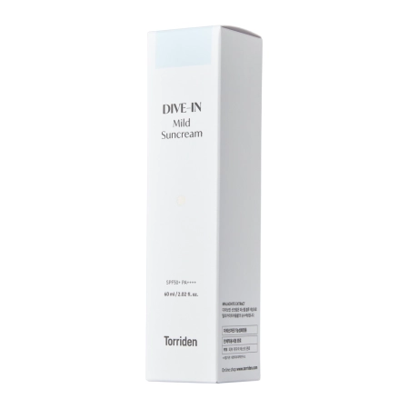 Torriden - Dive-In - Mild Sunscreen SPF50+ PA++++ - Mitrinošs Saules Aizsargkrēms - 60ml