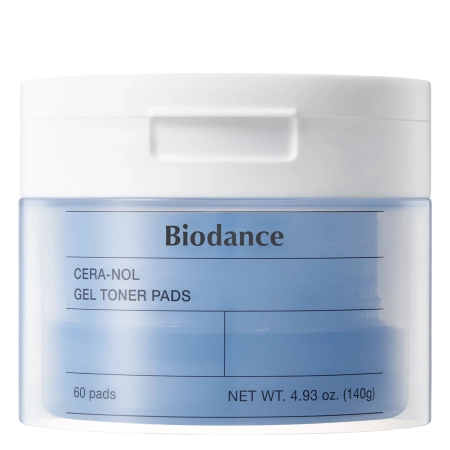 Biodance - Cera-nol Gel Toner Pads - Mitrinoši Želejveida Spilventiņi Sejai - 60gab