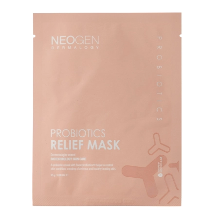 Neogen - Probiotics Relief Mask - Probiotiskā Auduma Sejas Maska - 1 gab/25g