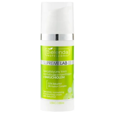 Bielenda Professional - Supremelab - Sebio Derm - Normalizējošs un Mitrinošs Krēms ar Bakučiolu - 50ml