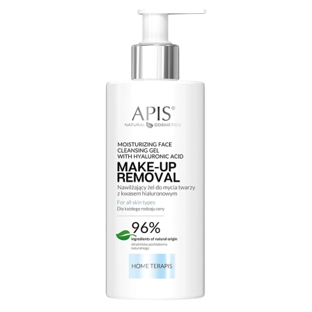 Apis - Moisturizing Face Cleansing Gel with Hyaluronic Acid - Mitrinoša Sejas Mazgāšanas Želeja ar Hialuronskābi - 300ml