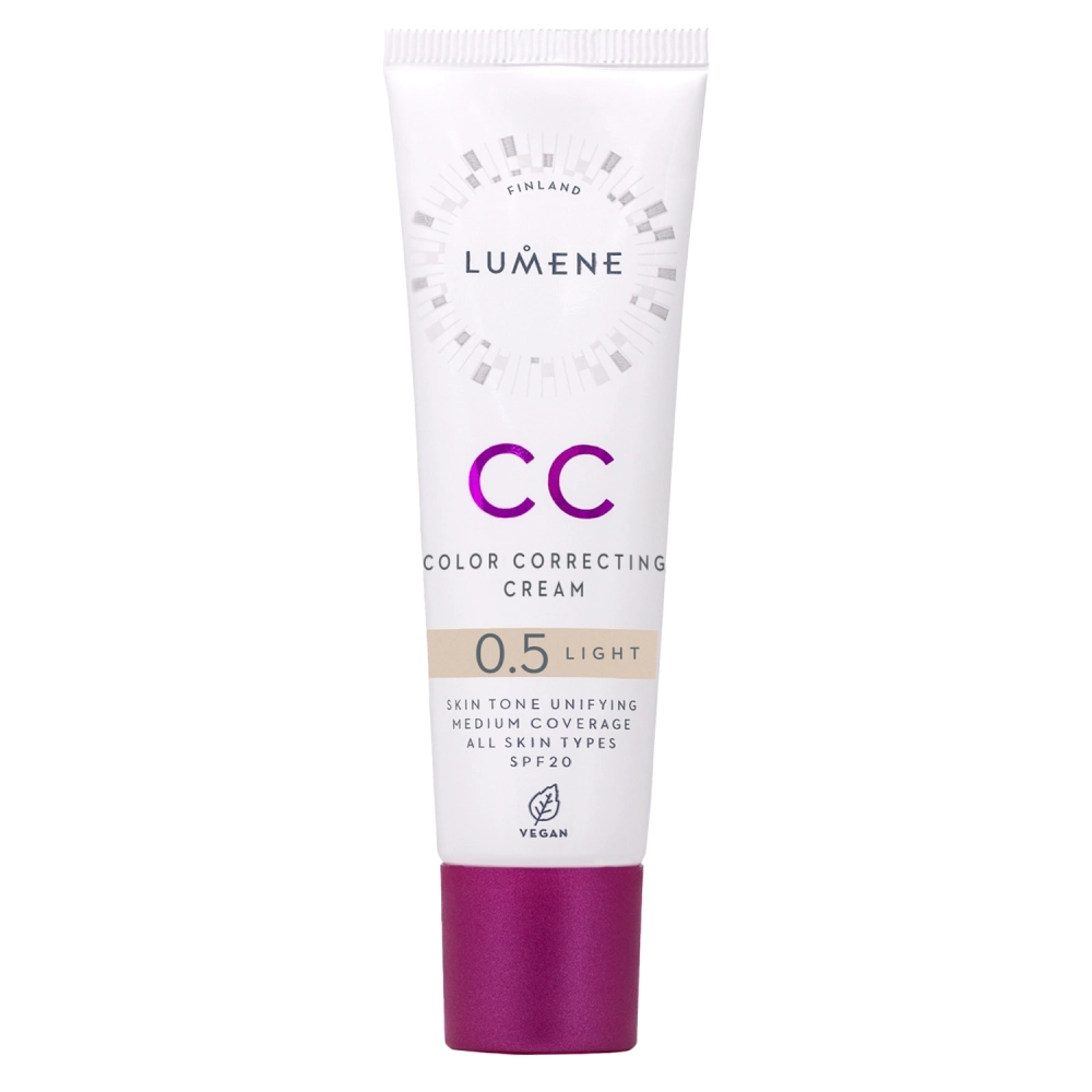 Lumene - CC Color Correcting Cream SPF 20 - Koriģējošais CC Krēms - 0,5 Light - 30ml