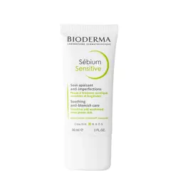 Bioderma - Sebium Sensitive - Nomierinošs Krēms Ādai ar Akni - 30ml