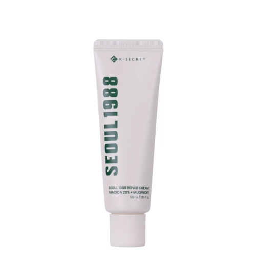 K-SECRET - SEOUL 1988 Repair Cream: Niacica 20% + Mugwort - Atjaunojošs Sejas Krēms - 50ml