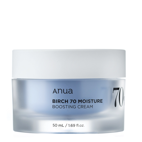 Anua - Birch 70 Moisture Boosting Cream - Mitrinošs Krēms ar Bērzu Sulu - 50ml