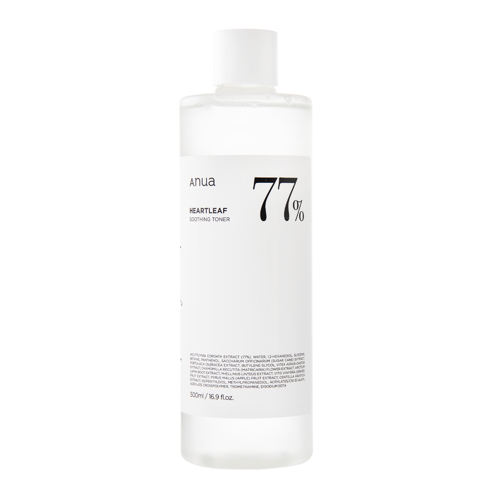 Anua - Heartleaf 77% Soothing Toner - Raminamasis veido tonikas - 500ml