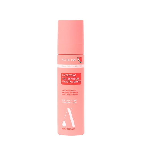 Azure Tan - Hydrating Watermelon Face Tan Spritz - Pakāpeniska Iedeguma Migliņa Sejai - 100ml