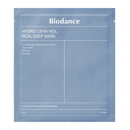 Biodance - Hydro Cera-nol Real Deep Mask - Mitrinoša Kolagēna Maska Sejai - 1gab./34g