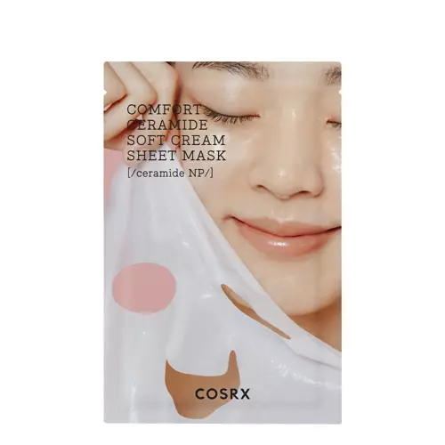 COSRX - Balancium Comfort Ceramide Soft Cream Sheet Mask - Ceramīda lokšņu maska - 31g