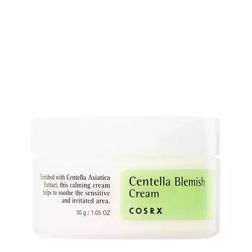 COSRX - Centella Blemish Cream - Nomierinošs krēms problemātiskai ādai - 30ml