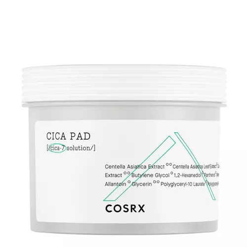 COSRX - Pure Fit Cica Pad - Daudzfunkcionāli tonizējoši spilventiņi ar CICA-7 kompleksu - 90gab