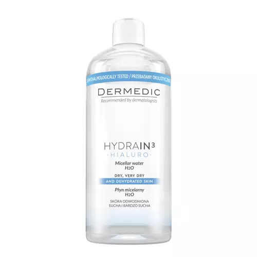 Dermedic - Hydrain 3 Hialuro - Micelārais šķidrums H2O - 500ml