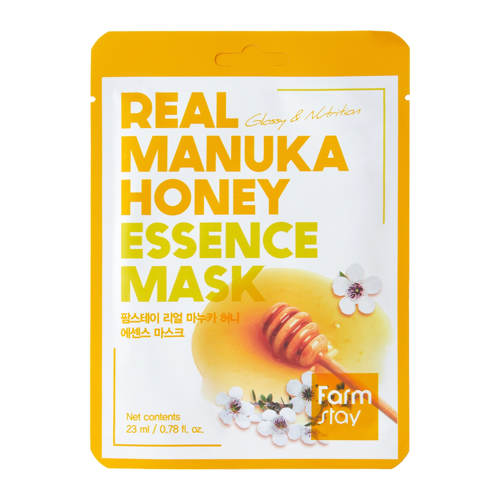 Farmstay - Real Manuka Honey Essence Mask - Barojoša Auduma Maska ar Manuka Medu - 23ml/1gab.