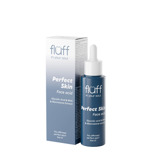 Fluff - Izlīdzinošs Sejas Pīlings - Glikolskābe & BHA - 40ml