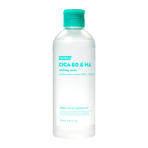 Frankly - CICA & HA Toner - Nomierinošs Sejas Toniks ar Gotu Kolas Kompleksu - 260ml