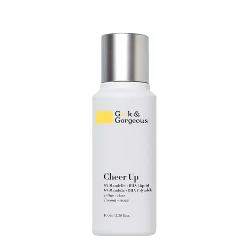 Geek & Gorgeous - Cheer Up - Vidējs Eksfoliants Kombinētai un Ādai ar Akne ar 6% Mandeļskābēm un BHA - 100ml