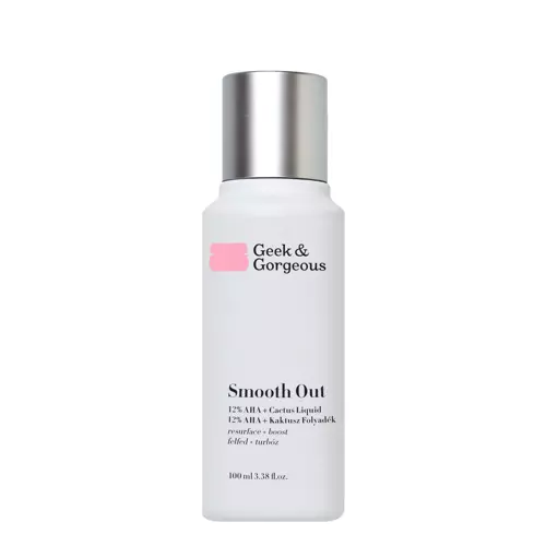 Geek & Gorgeous - Smooth Out - Spēcīgs Eksfoliants ar 12% Glikolskābi un Pienskābi - 100ml