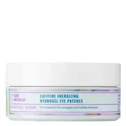 Good Molecules - Caffeine Energizing Hydrogel Eye Patches - Enerģizējoši Hidrogēla Patči Ādai zem Acīm - 60gab.