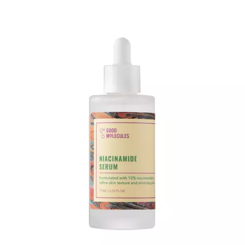 Good Molecules - Niacinamide Serum - Izlīdzinošs Poru Redzamību Samazinošs Serums ar Niacinamīdu - 75ml