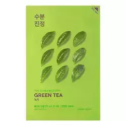 Holika Holika - Pure Essence Mask Sheet - Green Tea - Atsvaidzinoša zaļās tējas ekstrakta maska - 23ml