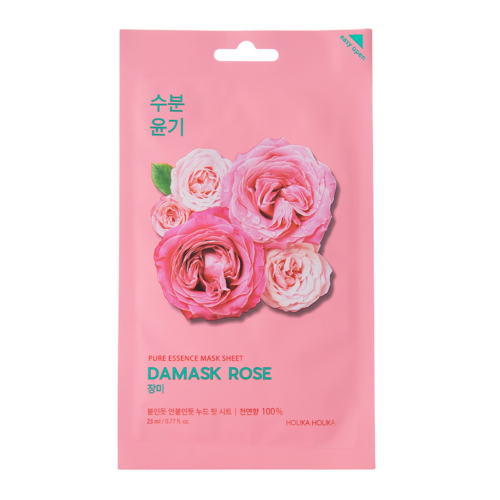 Holika Holika - Pure Essence Mask Sheet - Rose - Maska ar damaskas rožu ekstraktu - 23ml