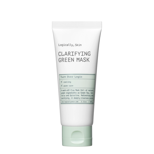 Logically, Skin - Clarifying Green Mask - Attīroša Māla Maska Sejai - 100g