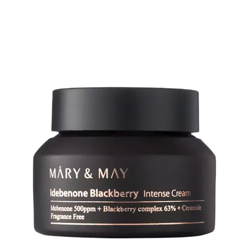 Mary&May - Idebenone Blackberry Intense Cream - Pretgrumbu krēms ar Idebenonu - 70g