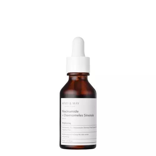 Mary&May - Niacinamide Chaenomeles Sinensis Serum - Izgaismojošs serums ar niacinamīdu un Ķīnas pseidocidoniju - 30ml