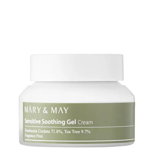 Mary&May - Sensitive Soothing Gel Blemish Cream - Nomierinošs un kairinājumu mazinošs krēms - 70g