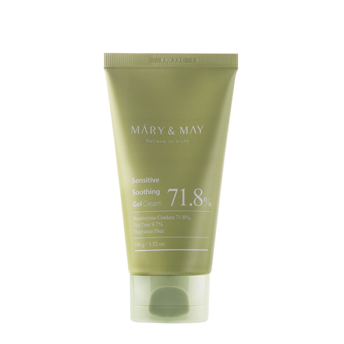 Mary&May - Sensitive Soothing Gel Cream - Nomierinošs Krēms Kairinājumu Mazināšanai - 100g