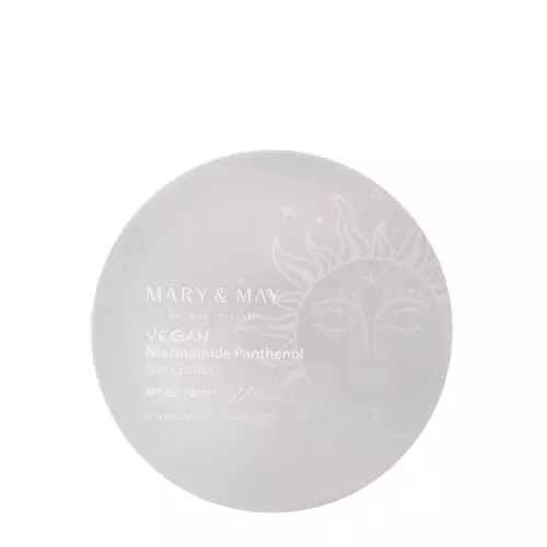 Mary&May - Vegan Niacinamide Panthenol Sun Cushion SPF50+/PA++++ - Kompaktais krēms ar filtru - 25g