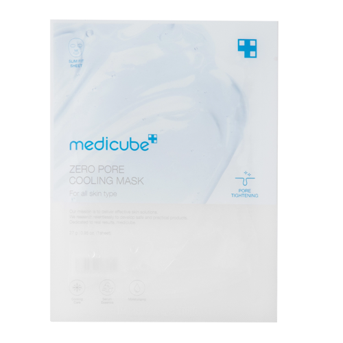 Medicube - Zero Pore Cooling Mask - Vēsinoša Sejas Auduma Maska - 1gab./27g