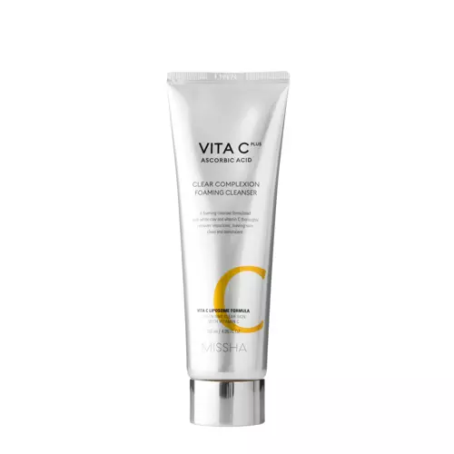 Missha - Vita C Plus Clear Complexion Foaming Cleanser - Putas Sejas Mazgāšanai ar C Vitamīnu - 120ml