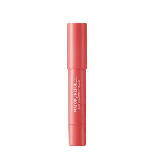 Nature Republic - By Flower Eco Crayon Lip Velvet – Lūpu Krāsa - 02 Pink Breeze - 2,8g