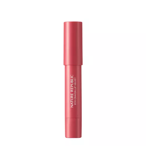 Nature Republic - By Flower Eco Crayon Lip Velvet - Lūpu Krāsa Zīmulī - 03 Hibiscus - 2,8g