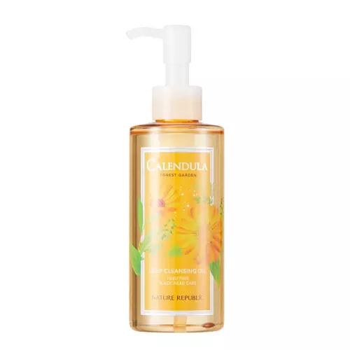 Nature Republic - Forest Garden Calendula Cleansing Oil - Dekoratīvās Kosmētikas Noņemšanas Eļļa ar Kliņģerīti - 200ml