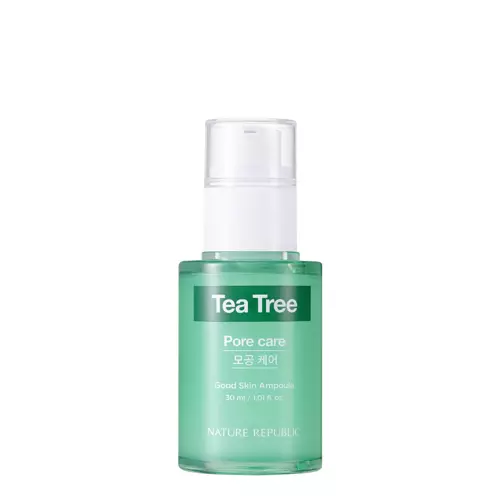 Nature Republic - Good Skin Tea Tree Ampoule - Nomierinošs Sejas Serums ar Tējas Koka Ekstraktu - 30ml