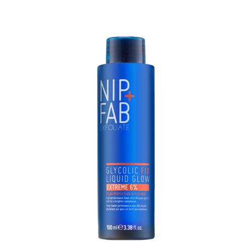 Nip+Fab - Glycolic Fix 6% Glow Toner - Sejas Pīlinga Toniks ar Glikolskābi - 100ml